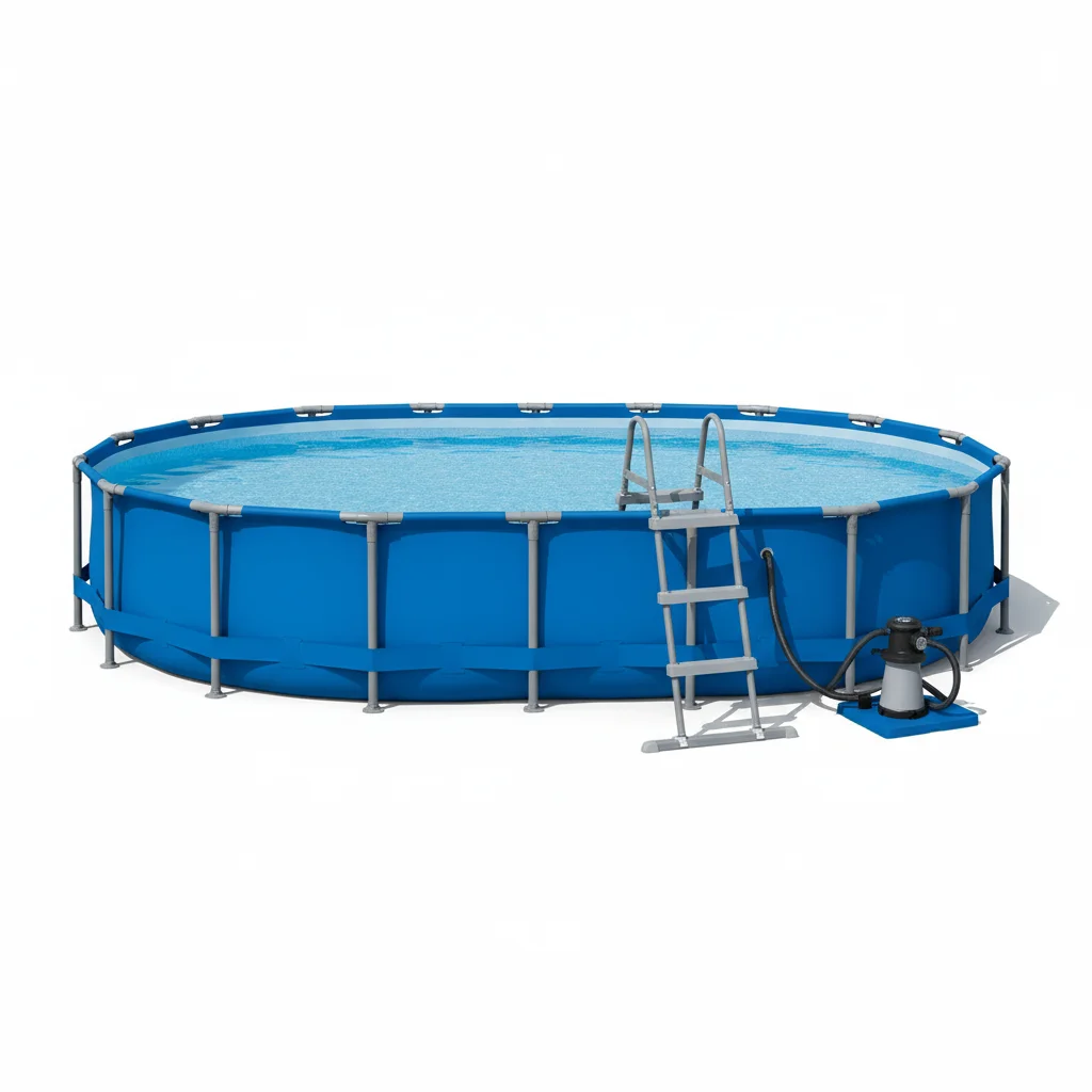 Above-Ground Oval Pool 6.1 x 3.7m by Bestway — available in Dénia from Costa Blanca Outdoors