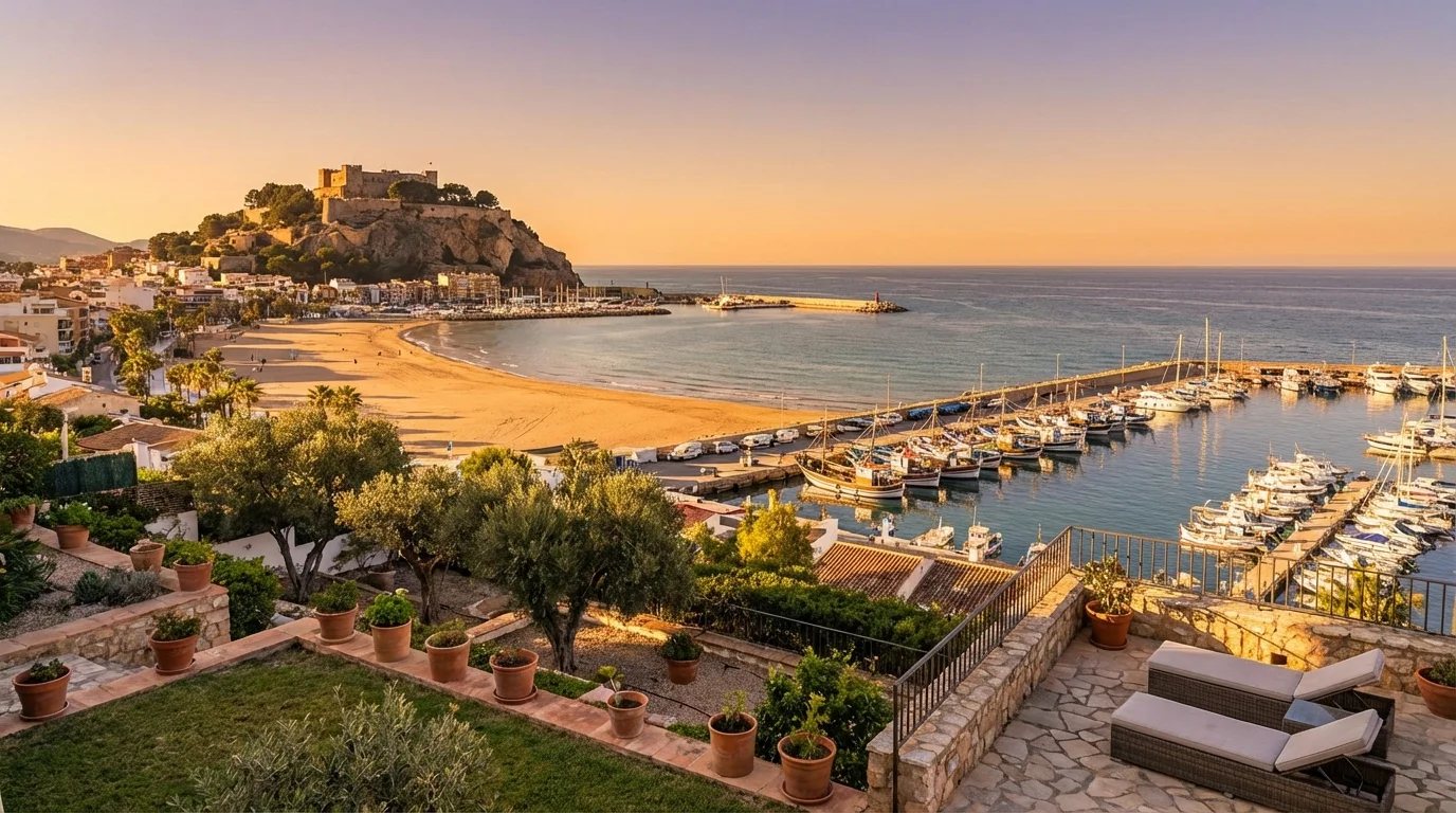 Außenwohnterrasse mit Kamado Grills in Dénia, Costa Blanca, Spanien
