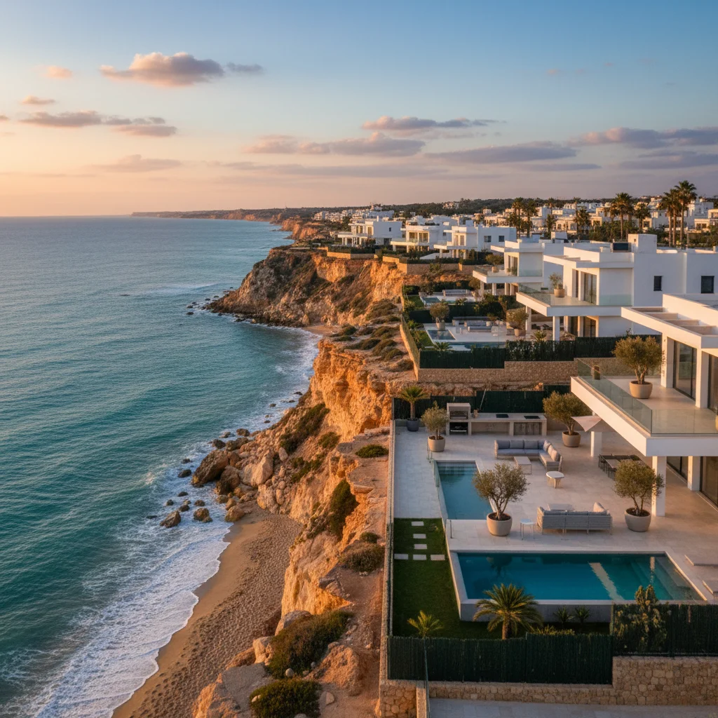 Außenwohnterrasse mit Außenküchen in Gran Alacant, Costa Blanca, Spanien