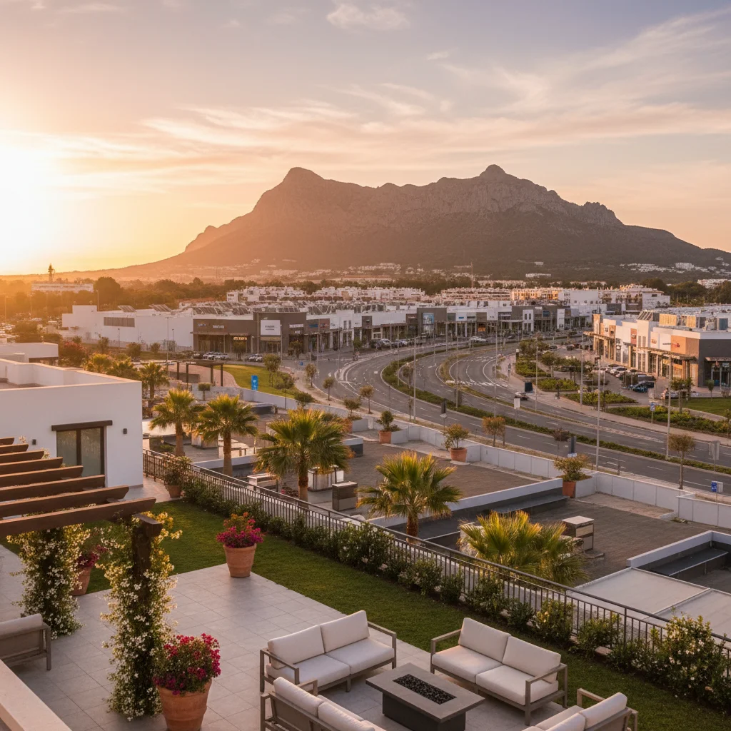 Außenwohnterrasse mit Außenküchen in Ondara, Costa Blanca, Spanien