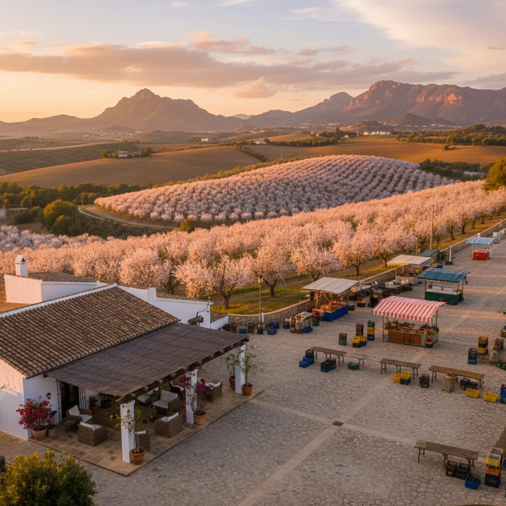 Außenwohnterrasse mit Pizzaöfen in Pedreguer, Costa Blanca, Spanien
