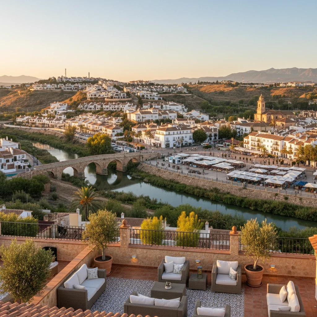 Außenwohnterrasse mit Gasgrills in Rojales, Costa Blanca, Spanien