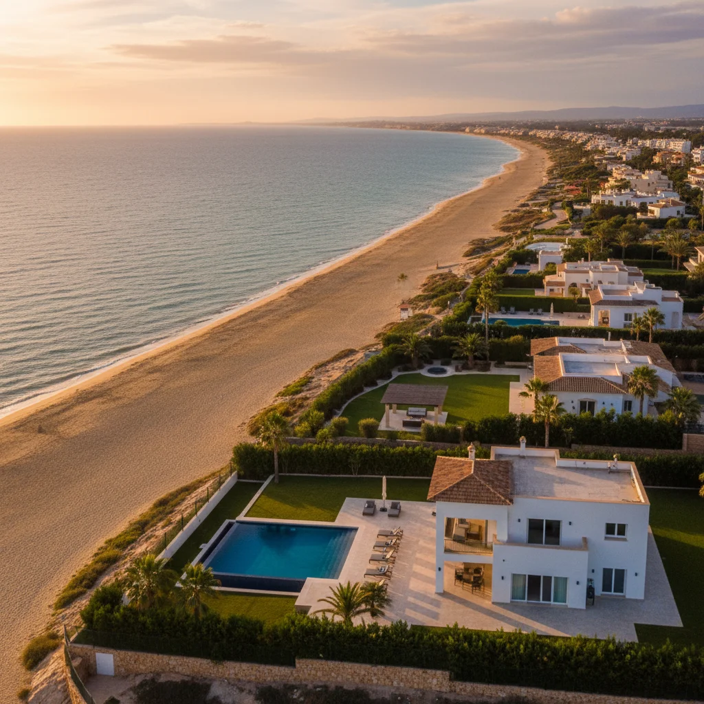 Außenwohnterrasse mit Außenküchen in San Juan de Alicante, Costa Blanca, Spanien